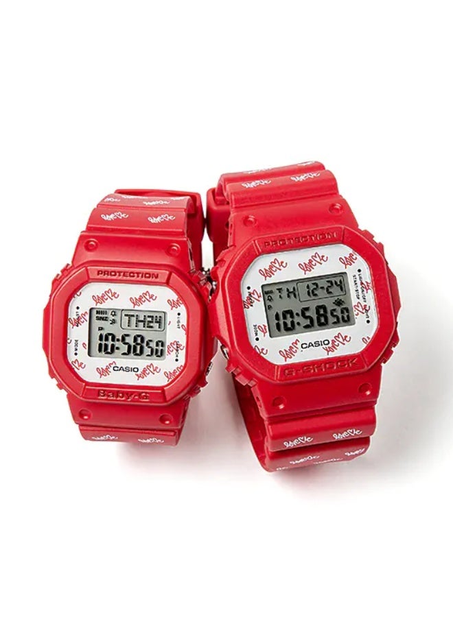 كاسيو ساعة كاسيو جي-شوك ​​الرقمية للزوجين LOV-20B-4DR - Image 2